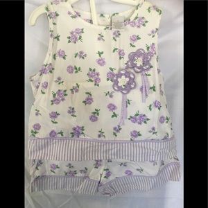 Violet cotton short set S